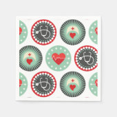 Serviette En Papier Bold Nurse Pattern (Devant)