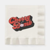 Serviette En Papier Bombe cerise (Devant)