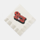 Serviette En Papier Bombe cerise (Coin)