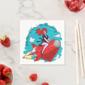 Serviette En Papier Bombing d'amour (En situation)