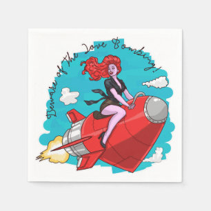 Serviette En Papier Bombing d'amour