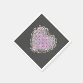 Serviette En Papier Bon Amour Charme (Coin)