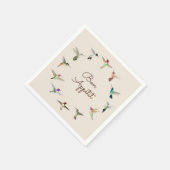 Serviette En Papier Bon Appétit California Hummingbirds (Coin)
