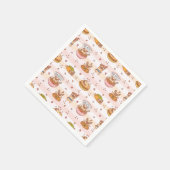 Serviette En Papier Bon Appetit Carlin Avec Nourriture Ramen Sushi (Coin)