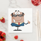Serviette En Papier Bon homme d'affaires (En situation)