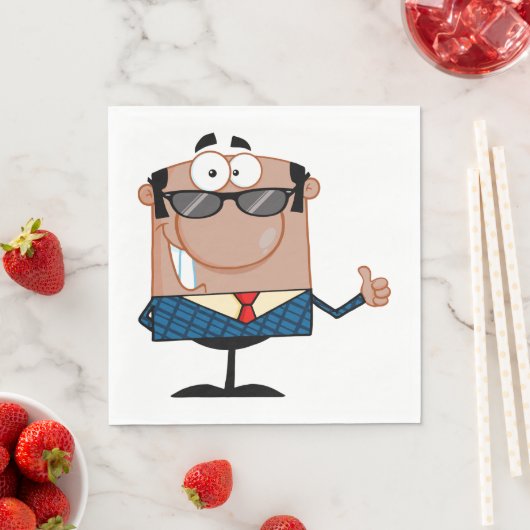 Serviette En Papier Bon homme d'affaires (En situation)