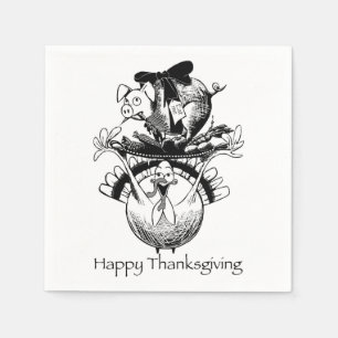 Serviette En Papier Bon thanksgiving
