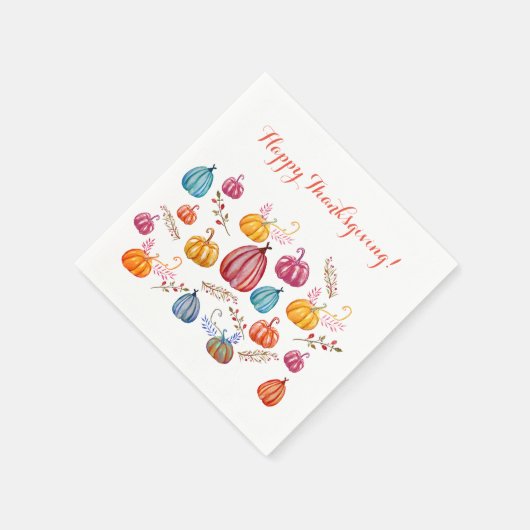 Serviette En Papier Bon thanksgiving (Coin)