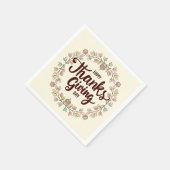 Serviette En Papier Bon thanksgiving (Coin)