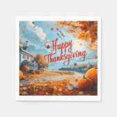 Serviette En Papier Bon thanksgiving (Devant)