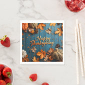 Serviette En Papier Bon thanksgiving (En situation)