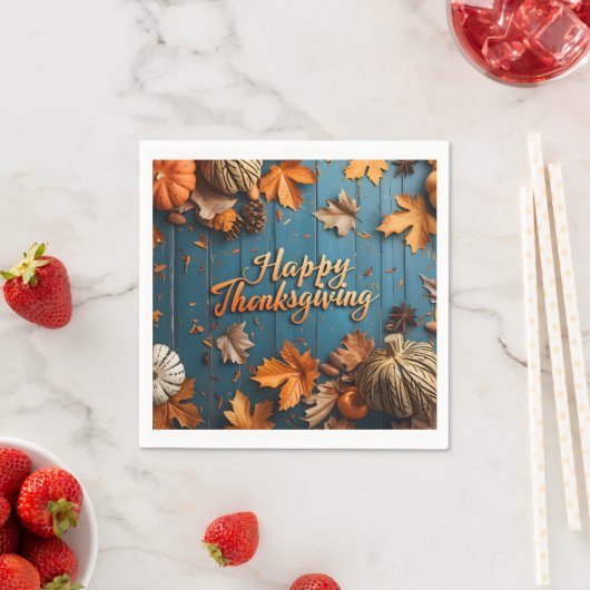 Serviette En Papier Bon thanksgiving (En situation)