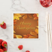 SERVIETTE EN PAPIER BON THANKSGIVING 1 (En situation)