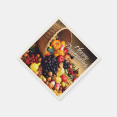 Serviette En Papier Bon thanksgiving 12 Option (Coin)