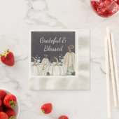 Serviette En Papier Bon thanksgiving agricole Citrouille rustique (En situation)