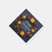 Serviette En Papier Bon thanksgiving Business Citrouille Dîner (Coin)