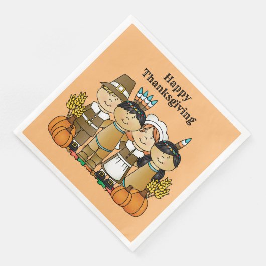Serviette En Papier Bon thanksgiving Day Children (Coin)