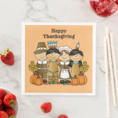 Serviette En Papier Bon thanksgiving Day Children (En situation)