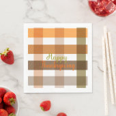 Serviette En Papier Bon thanksgiving motif sans couture Nice Automne (En situation)