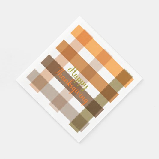 Serviette En Papier Bon thanksgiving motif sans couture Nice Automne (Coin)