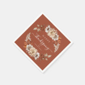 Serviette En Papier Bon thanksgiving Rustic Fall Leaves (Coin)