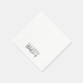 Serviette En Papier Bon thanksgiving simple, urbain, tendance, moderne (Coin)