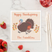 Serviette En Papier Bon thanksgiving turc (En situation)
