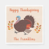 Serviette En Papier Bon thanksgiving turc (Devant)
