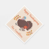 Serviette En Papier Bon thanksgiving turc (Coin)