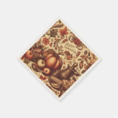 Serviette En Papier Bon thanksgiving vintage/classique (Coin)