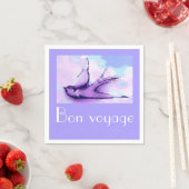 Serviette En Papier Bon voyage - Aiguille (En situation)