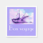 Serviette En Papier Bon voyage - Aiguille (Devant)