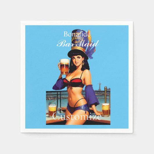 Serviette En Papier Bonafide barre serveuse Thunder_Cove (Devant)