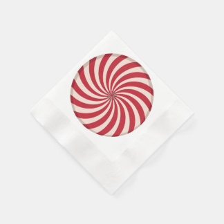 Serviette En Papier Bonbon à la menthe poivrée