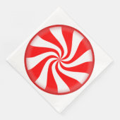 Serviette En Papier Bonbons à la menthe poivrée (Coin)