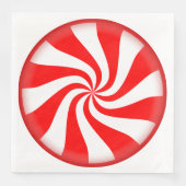 Serviette En Papier Bonbons à la menthe poivrée (Devant)