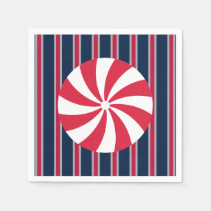 Serviette En Papier Bonbons à la menthe poivrée