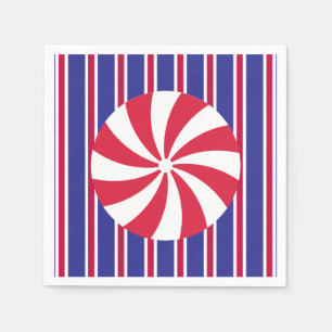 Serviette En Papier Bonbons à la menthe poivrée