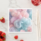 Serviette En Papier Bonbons de coton Abstrait (En situation)