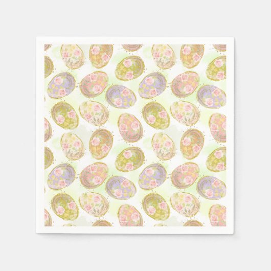 Serviette En Papier Bonbons de Pâques (Devant)