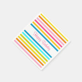 Serviette En Papier bonbons rayures été printemps style chic (Coin)