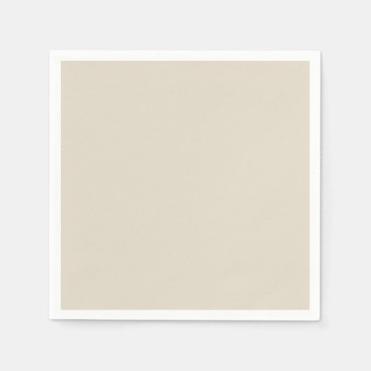 Serviette En Papier Bone (couleur solide) (Devant)