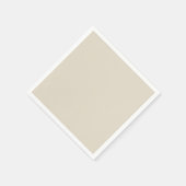 Serviette En Papier Bone (couleur solide) (Coin)