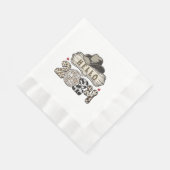 Serviette En Papier Bonjour 2024 occidental (Coin)