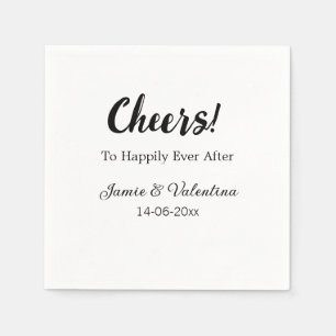 Serviette En Papier Bonjour à tous heureux après ajouter la date du no