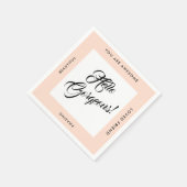Serviette En Papier Bonjour Anniversaire Magnifique, Filles Night Sort (Coin)