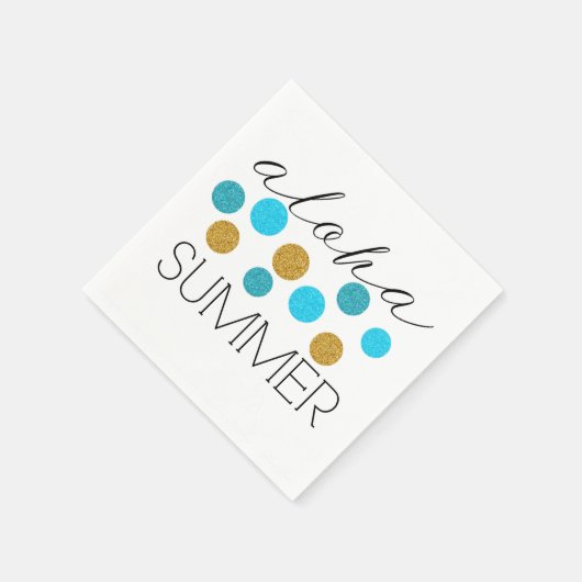 Serviette En Papier Bonjour été (Coin)