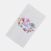 Serviette En Papier Bonjour été (Coin)