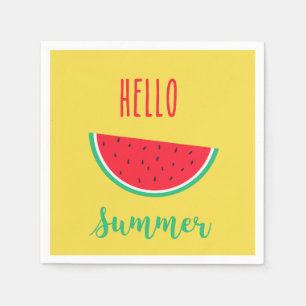 Serviette En Papier Bonjour serviettes d'été - Watermelon