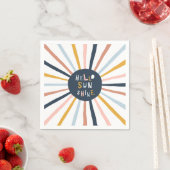 Serviette En Papier Bonjour Sunshine (En situation)